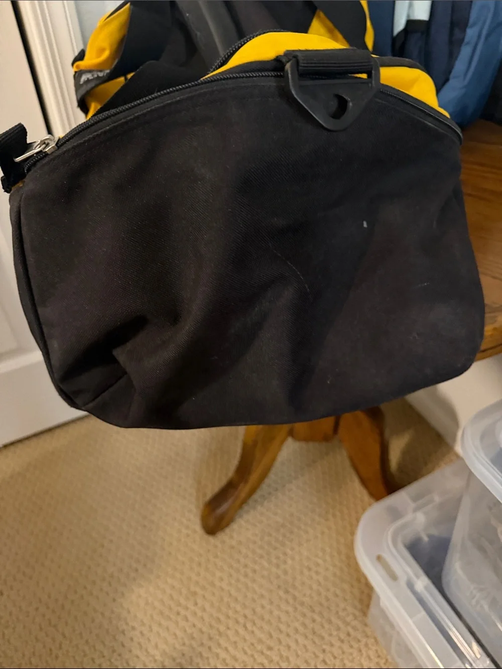 OGIO 35L Black and Yellow Duffel Bag with Logo